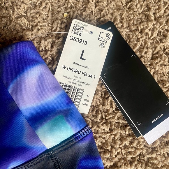 🦋 NWT Adidas Feel Brilliant Aeroready, Zoe Saldana Collection, L - Picture 8 of 10